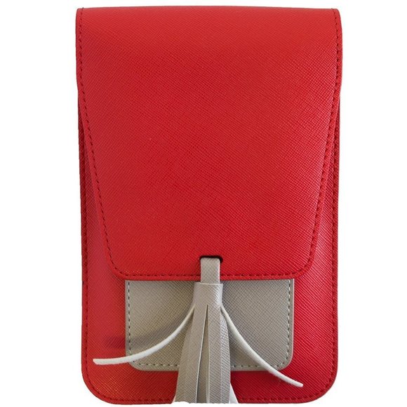 Harper Crossbody - Red/Gray :| - Picture 1 of 3